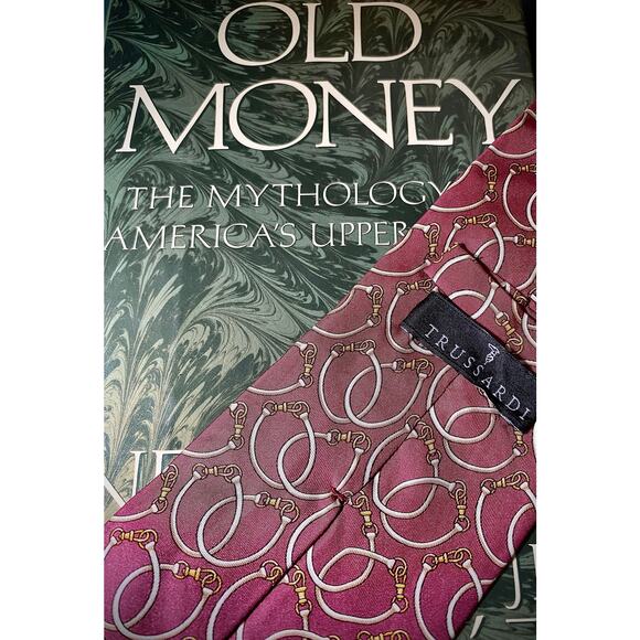 Vintage Trussardi silk necktie with equestrian prints - Picture 3 of 6